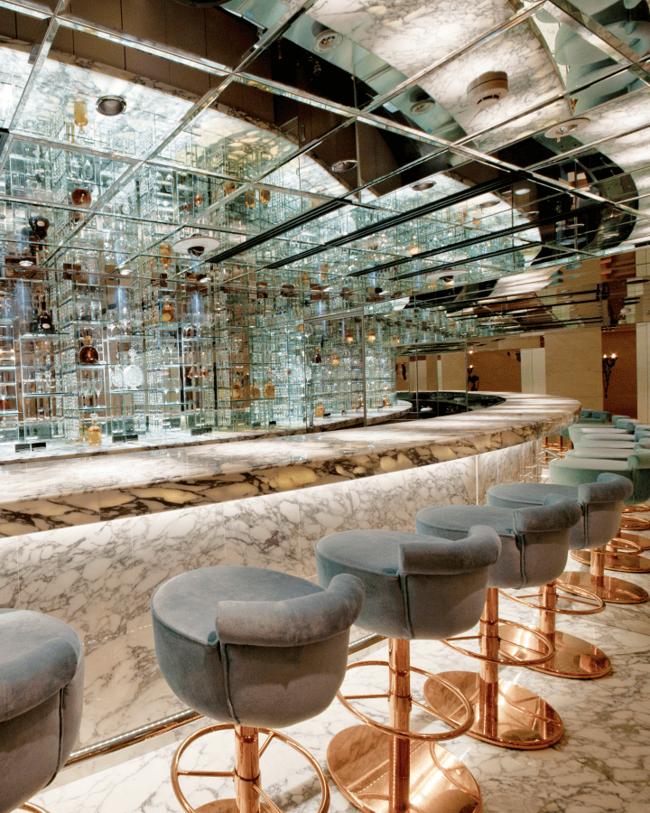 総大理石のカウンター