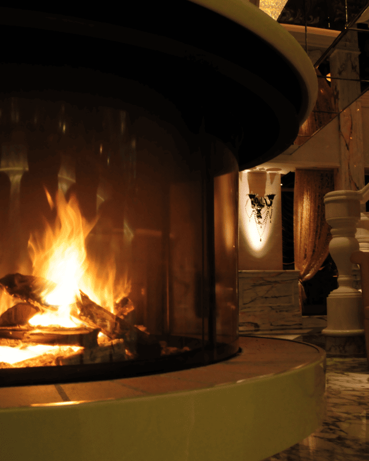JC Bordelet社製の薪の暖炉